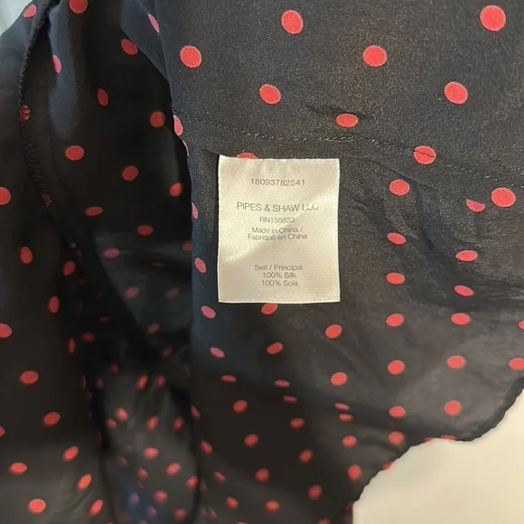 Veronica Beard Linley Tie Neck Long Sleeve Mini Dress Tunic Long Top Size 4 - Picture 15 of 17